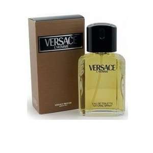  Versace LHomme Gift Set   3.4 oz EDT Spray + 6.7 oz 