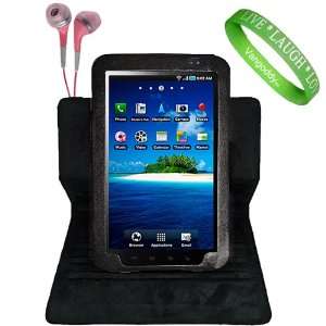   Galaxy Tablet + Pink Headphones and Vangoddy Live*Love*Laugh Wristband