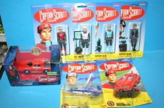 Captain Scarlet THUNDERBIRDS ships and Figures lot MIP  
