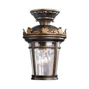 Kichler Lighting 9545LZG Standish Semi Flush Outdoor Ceiling Light 