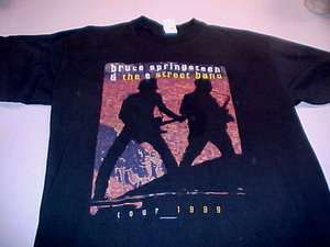 1999 BRUCE SPRINGSTEEN & CLARENCE CLEMONS Concert Tour T Shirt  