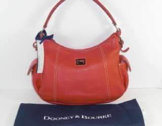 Dooney & Bourke Red Leather Portofino Small Pocket Sac Satchel Handbag 