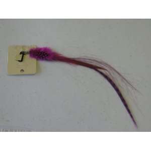  New Fashion Feather Hair Extension with Clip Pink 