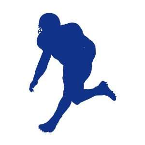  Football BLUE vinyl window decal sticker: Office Products