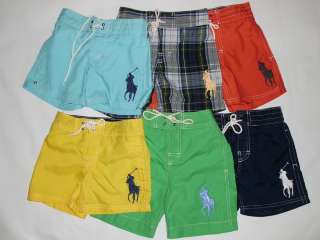 Ralph Lauren Boys Big Pony Swimming Shorts BNWOT  