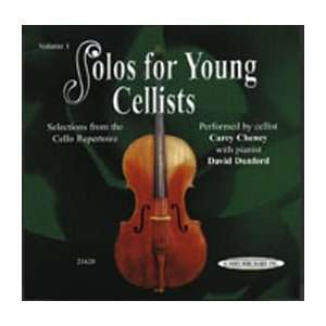  Cheney Solos For Young Cellists, Vol. 1 CD Musical Instruments