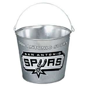  San Antonio Spurs Galvanized Pail 5 Quart   Ice Buckets 