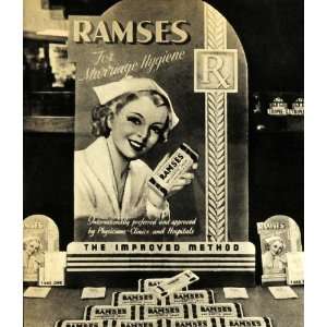  1938 Print Mydans Ramses Marriage Hygiene Spermicide 
