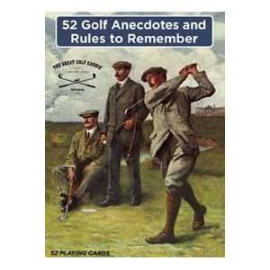    Rules & Anecdotes/52 Caddie Ca   Golf Gift