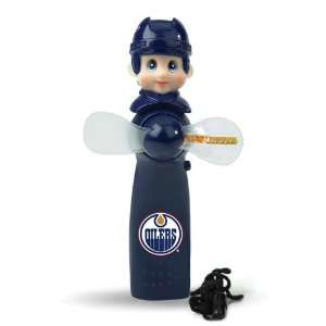  Oilers NHL Light Up Spinning Hand Held Fan (7) 