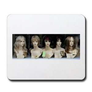    Wig Girls Hair stylist Mousepad by CafePress: Office Products