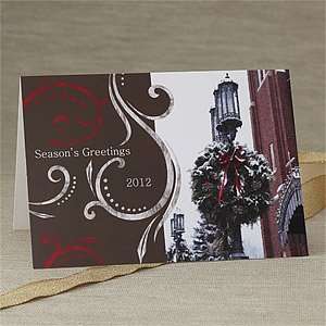  Personalized Christmas Wreath Christmas Cards Health 