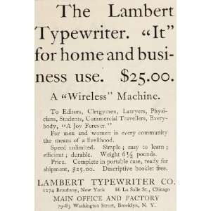   Portable Typewriter Company   Original Print Ad: Home & Kitchen