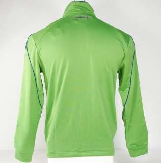 Adidas MLS Seattle Sounders Green Long Sleeve Warm Up Shirt Mens NWT 