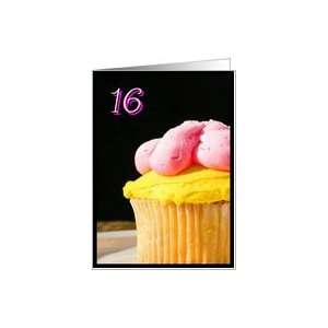  Happy 16th Birthday muffin Card Toys & Games