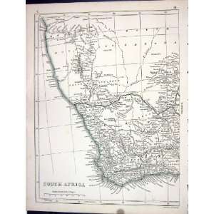  Lowry Antique Map 1853 South Africa Cape Good Hope Namaqua 