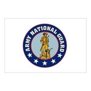   Nyl Glo National Guard Fringed   Annin Flags Patio, Lawn & Garden