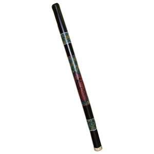  Bamboo Didgeridoo, Black Painted w/ Bag Musical 