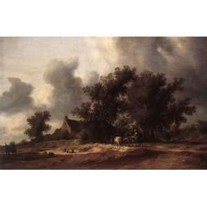   Salomon van Ruysdael   24 x 16 inches   After the Rain: Home & Kitchen