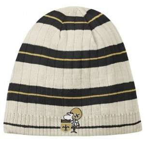 New Orleans Saints Reebok Putty Throwback Ribbed Knit Hat:  