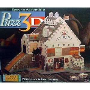 Peppercricket Farms, 247 Piece 3D Jigsaw Puzzle Made by Wrebbit Puzz 