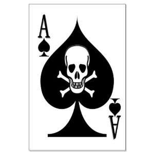  ACE OF SPADES DEATH CARD Military Large Poster by 