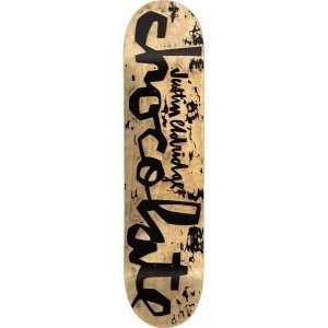  Chocolate Skateboards Woodcut Justin Eldridge Deck Sports 