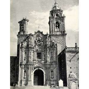 1936 Print Mexico Puebla San Andres Cholula San Francisco de Acatepec 