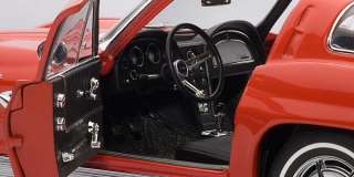 AUTOART 71183 1:18 1963 CHEVROLET CORVETTE COUPE RED DIECAST MODEL CAR