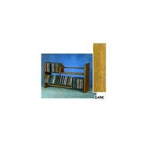  Solid Oak Dowel CD Rack   Holds 110 CDs   by Wood Shed 