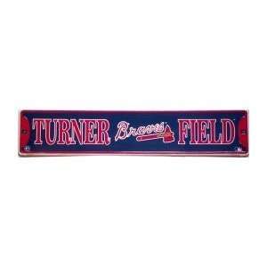   Braves Turner Field Metal Street Sign (24x5)