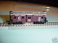 Scale Custom Painted MAROON Chessie Safety Caboose  