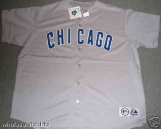 Chicago Cubs Replica White Jersey XL Majestic MLB 100 % Polyster 