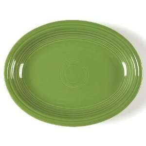Homer Laughlin Fiesta Shamrock Green Oval Serving Platter, Fine China 