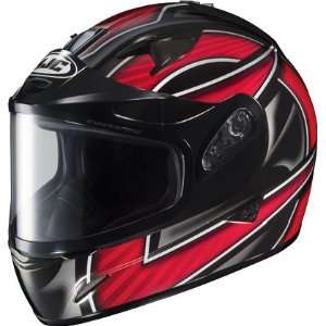  HJC IS 16 Ramper Snowmobile Helmet Red/Black MC1 