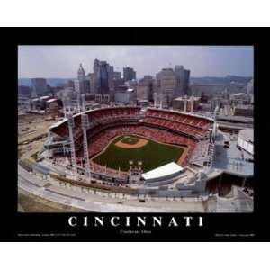  MLB Cincinnati Reds Great American Ballpark Stadium Aerial 