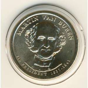 2008 D Uncirculated Martin Van Buren Presidential Dollar in Air tite 