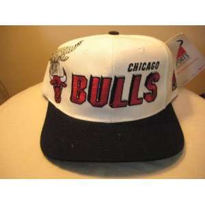  Chicago Bulls Vintage Laser Snapback Hat 