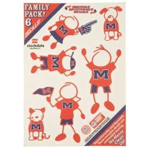   Academy Sports Stockdale NCAA Family Decals 6 Pack