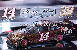 2011 Tony Stewart #14 Mesma Chrome Smoke IV 4 Platinum Nascar 124 