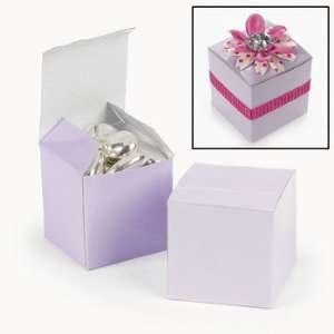 Mini Lilac Gift Boxes   Party Favor & Goody Bags & Paper 