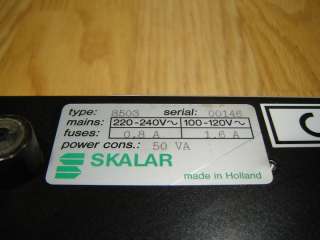 SKALAR SAN PLUS SYSTEM 8503 W/ DIGITAL PHOTOMETER  