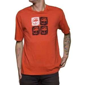   Wear T Shirt/Tee w/ Free B&F Heart Sticker Bundle   Red Clay / Large