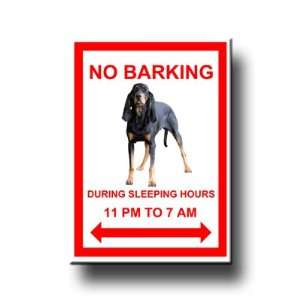  Black & Tan Coonhound No Barking Fridge Magnet: Everything 