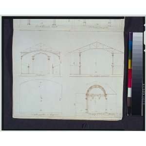  Sketches,New North Church,South Hampton,Trinity,c1803 