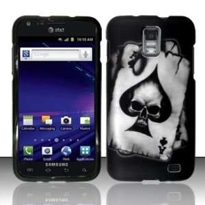   AT&T) Rubberized Design Cover   Spade Skull: Cell Phones & Accessories