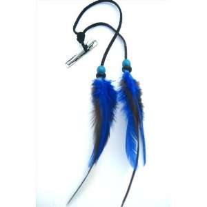  True Blue Clip in Hair Feather Beauty