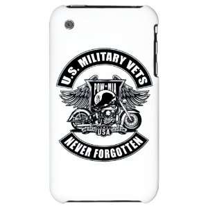  iPhone 3G Hard Case US Military Vets POWMIA Never 