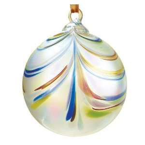 Glass Eye Studio Hand Blown Taffy Glass Ornament:  Home 