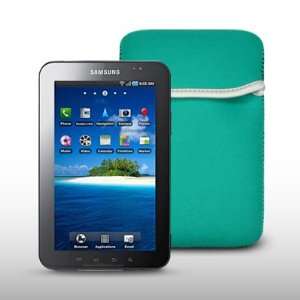  SAMSUNG GALAXY TAB GREEN NEOPRENE CARRY POUCH CASE BY 